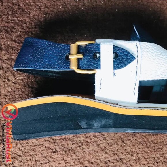 Handmade Kaptaan Chappal, Special 804 Kaptaan Chappal, Imran Khan Qaidi 804 - Picture 4 of 7